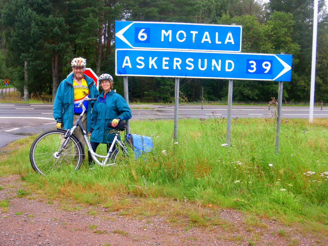 Terry and Dennis Struck, between Motala and Askersund.